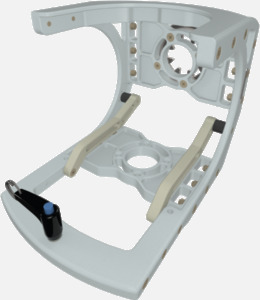 Hillaero MR850 FAA certified mountable bracket for Air Ambulance Airmed Helicopter or Fixed Wing Aircraft ISO1